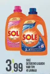 Sole - Detersivo Liquido Sole - Detersivo Liquido