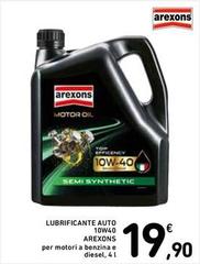 Arexons - Lubrificante Auto 10W40