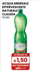 Claudia - Acqua Minerale Effervescente Naturale 1,5 Litri Claudia - Acqua Minerale Effervescente Naturale 1,5 Litri