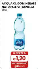Vitasnella - Acqua Oligominerale Naturale 50 Cl Vitasnella - Acqua Oligominerale Naturale 50 Cl