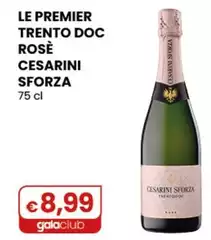 Cesarini Sforza - Le Premier Trento DOC Rosè 75 Cl Cesarini Sforza - Le Premier Trento DOC Rosè 75 Cl