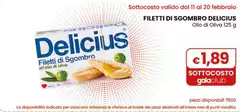 Delicius - Filetti Di Sgombro Olio Di Oliva 125 G