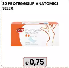 Selex - 20 Proteggislip Anatomici 