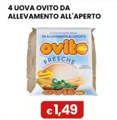 Ovito - 4 Uova Da Allevamento All'Aperto