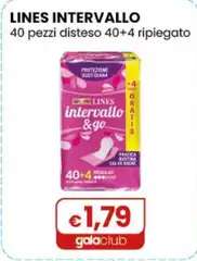 Lines - Intervallo 40 Pezzi Disteso 40+4 Ripiegato Lines - Intervallo 40 Pezzi Disteso 40+4 Ripiegato