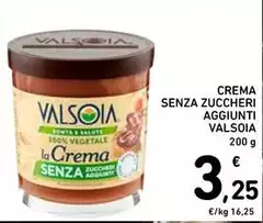 Valsoia - Crema Senza Zuccheri Aggiunti Valsoia - Crema Senza Zuccheri Aggiunti
