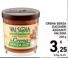 Valsoia - Crema Senza Zuccheri Aggiunti Valsoia - Crema Senza Zuccheri Aggiunti