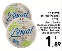Royal - Piatti Riutilizzabili