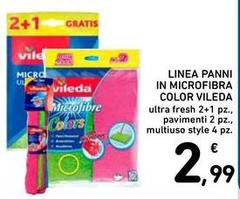 Vileda - Linea Panni In Microfibra Color