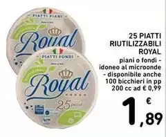 Royal - Piatti Riutilizzabili