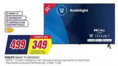 Philips - Smart Tv 55pus8010