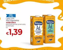 Arborea - Latte UHT Alta Digeribilità Arborea - Latte UHT Alta Digeribilità