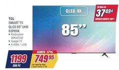 TCL - Smart Tv Qled 85" Uhd 85P89K