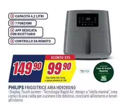 Philips - Friggitrice Aria HD9280/60