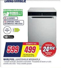 Whirlpool - Whimpion Lavastoviglie Wf0304lplx