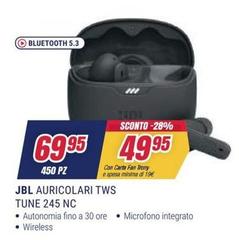 Jbl - Auricolari TWS TURE 245 NC