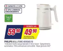 Philips - Bollitore HD9365/10