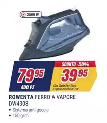 Rowenta - Ferro Da Stiro a Vapore DW4308