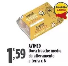Avimed - Uova Fresche Medie Da Allevamento A Terra X 6
