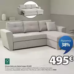 Divano Letto Con Chaise Longue Vejlby