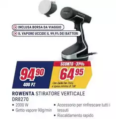 Rowenta - Stiratore Verticale DR8270