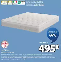 Dreamzone - Materasso A Molle Ilva 