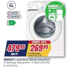 Indesit - Lavatrice BWA8149EXWVIT