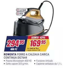 Rowenta - Ferro A Caldaia Carica Continua DG7644