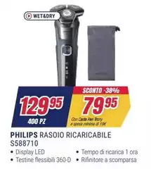 Philips - Rasoio Ricaricabile S588710