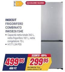 Indesit - Frigorifero Combinato INKS8261S4E