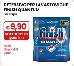 Finish - Detersivo Per Lavastoviglie Quantum 64 Caps