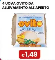 Ovito - 4 Uova Da Allevamento All'Aperto