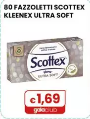 Scottex - 80 Fazzoletti Kleenex Ultra Soft