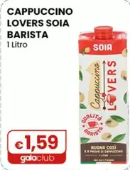 Cappuccino Lovers - Soia Barista 1 Litro Cappuccino Lovers - Soia Barista 1 Litro