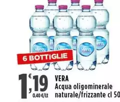 Vera - Acqua Oligominerale Naturale/Frizzante