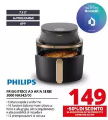 Philips - Friggitrice Ad Aria Serie 3000 NA342/00