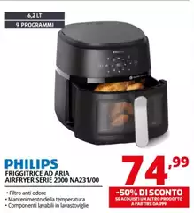 Philips - Friggitrice Ad Aria Airfryer Serie 2000 NA231/00