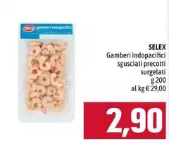 Selex - Gamberi Indopacifici Sgusciati Precotti Surgelati