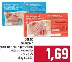 Selex - Hamburger Prosciutto Cotto