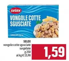 Selex - Vongole Cotte Sgusciate Surgelate
