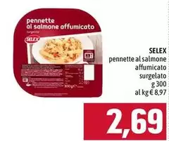 Selex - Pennette Al Salmone Affumicato Surgelato