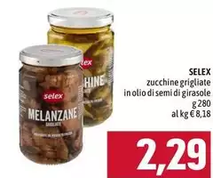 Selex - Zucchine Grigliate In Olio Di Semi Di Girasole