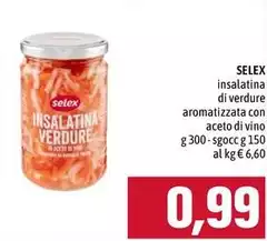 Selex - Insalatina Di Verdure Aromatizzata Con Aceto Di Vino
