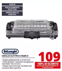 De Longhi De’Longhi - BQ 80.X Griglia Di Contatto