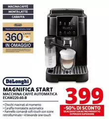 De Longhi - Magnifica Start Macchina Caffè Automatica ECAM220.60.B