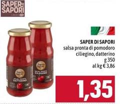 Saper di sapori - Salsa Pronta Di Pomodoro Ciliegino Saper di sapori - Salsa Pronta Di Pomodoro Ciliegino