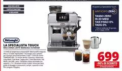 De Longhi - La Specialista Touch Macchina Caffe Manuale EC9455M
