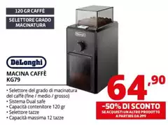 De Longhi - Macina Caffe KG79