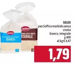 Selex - Pan Soffice Morbido Senza Crosta Bianco