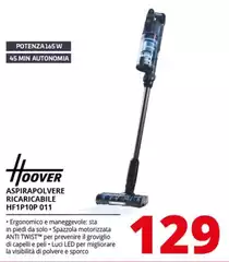 Hoover - Aspirapolvere Ricaricabile HF1P10P 011